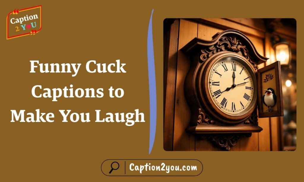 Funny Cuck Captions to Make You Laugh