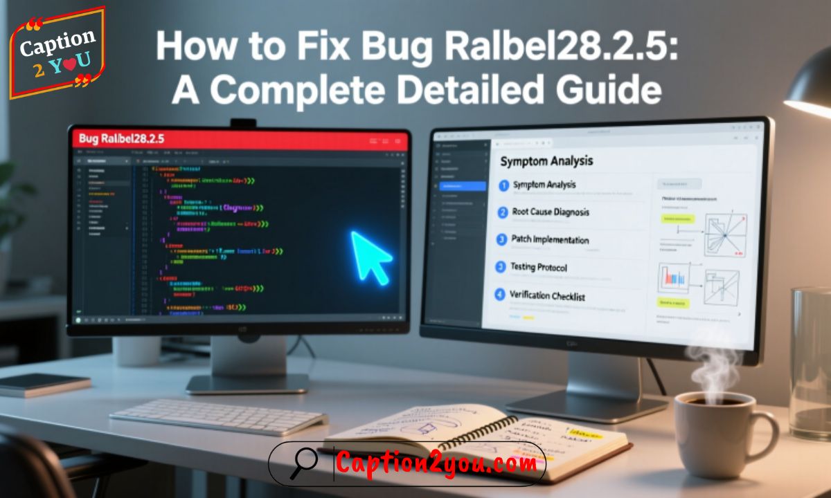How to Fix Bug Ralbel28.2.5: A Complete Detailed Guide