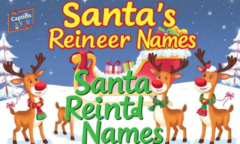 Top 180 Santa’s Reindeer Names: Classic, Funny & Creative Ideas for Christmas Fun 🦌🎅
